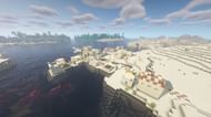 Two desert villages help players along on their survival journey (Image via Mojang)